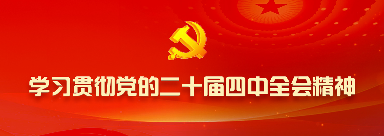 学习贯彻党的二十届四中全会精神